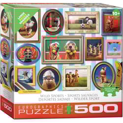 Eurographics Lucia Heffernan Wild Sports Jigsaw Puzzles Multicolored 500 pc