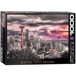 Eurographics Seattle City Skyline Jigsaw Puzzle Multicolored 1000 pc