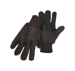 Boss Men's Indoor/Outdoor Dotted Jersey Work Gloves Black L 1 pair