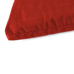 Jordan Manufacturing Red Polyester Bench Cushion 3.5 in. H X 18 in. W X 48 in. L