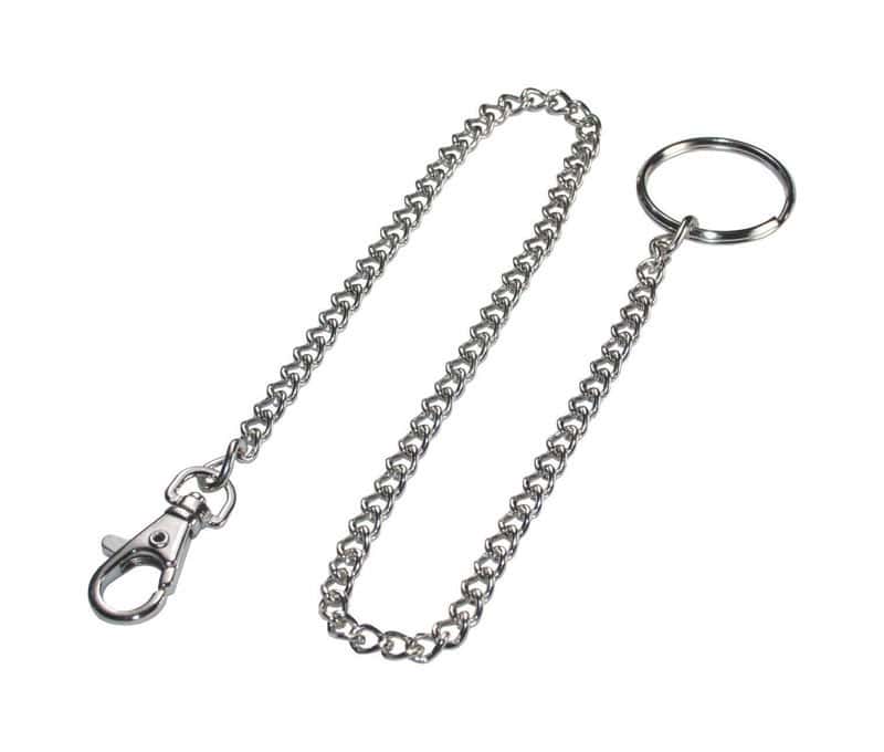 Hillman Metal Silver Belt Hooks/Pocket Chains Key Chain - Ace Hardware