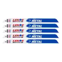Lenox METALWOLF 12 in. Bi-Metal WAVE EDGE Reciprocating Saw Blade 10 TPI 5 pk