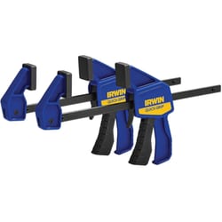 Irwin Quick-Grip 6 in. X 2-7/16 in. D Bar Clamp 100 lb