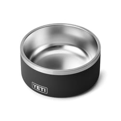 YETI Boomer Black Stainless Steel 8 cups Pet Bowl For Dogs