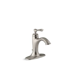 Kohler Brushed Nickel Traditional Bathroom Faucet 4 in.