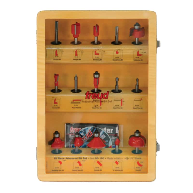 Freud Router Bit Set 15 pc Ace Hardware