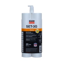 Simpson Strong-Tie SET-3G Plastic Concrete Anchoring Epoxy Paste 23.06 in. H X 4.06  W X 2.06 in. L