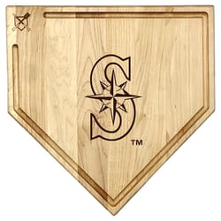 Baseball BBQ 17 in. L X 17 in. W X 0.8 in. Maple MLB Seattle Mariners Cutting Board