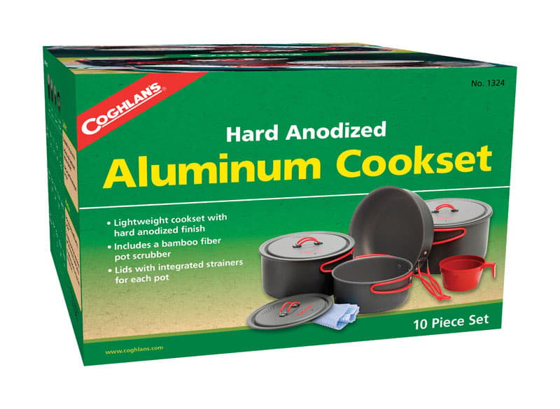 Coghlan’s Black Fry Pot Set 5.500 in. H X 8.125 in. W X 8.125 in. L 1 pk Sansujyuku sansujyuku.com
