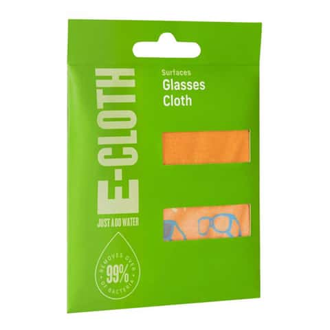 E-Cloth Glasses Microfiber Cleaning Cloth 7.5 in. W X 7.5 in. L 1