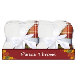 Kane Home Fall Plaid Throw Blanket