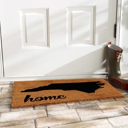 Home & More 2 ft. W X 3 ft. L Multi-color North Carolina Home Coir Door Mat