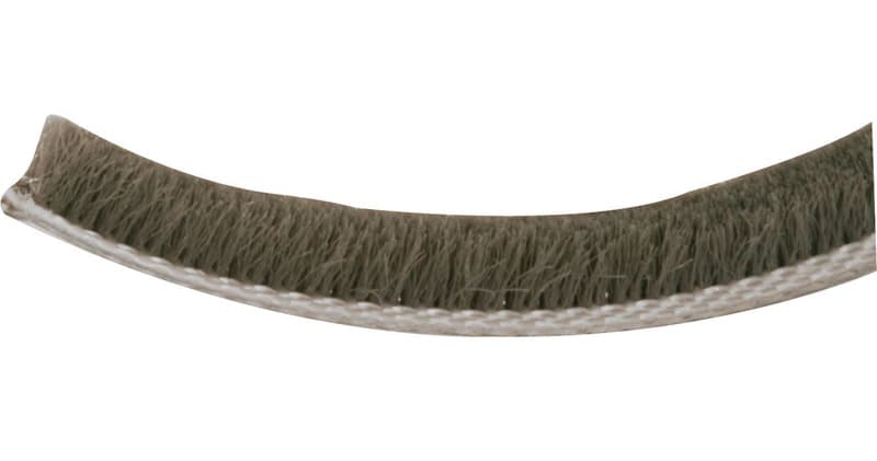 Prime-Line Gray Synthetic Fiber Weatherstrip For Doors and