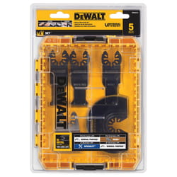 DeWalt Universal Fitment High Speed Steel Oscillating Accessory Kit 5 pc