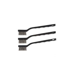 Hyde 10 in. L Stainless Steel Mini Bristle Brush