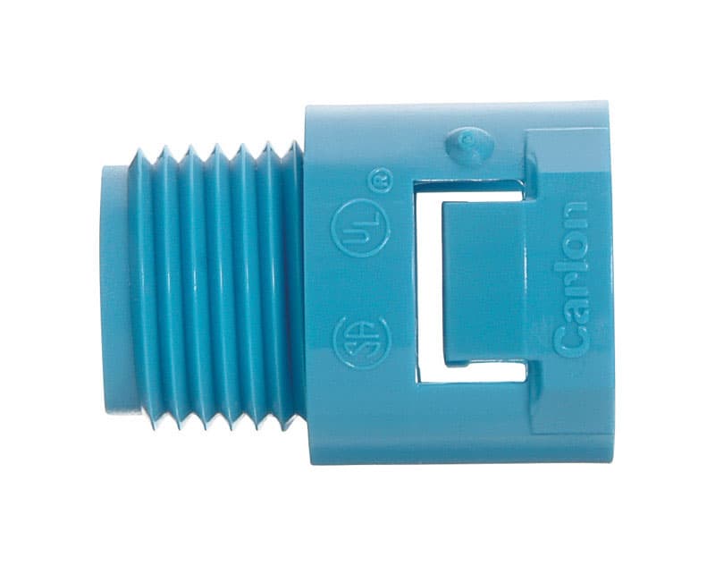 A243E-CAR Carlon 3/4 in. D PVC Quick Connect Threaded Male A sku A243E-CAR