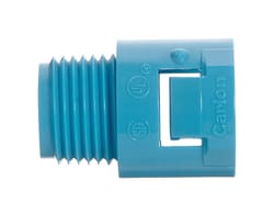 Carlon 3/4 in. D PVC Quick Connect Threaded Male Adapter For PVC 1 pk
