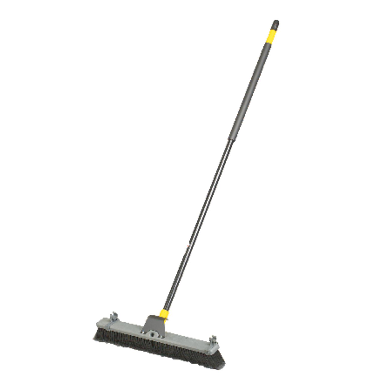 quickie bulldozer polypropylene 24 in. smooth surface push broom