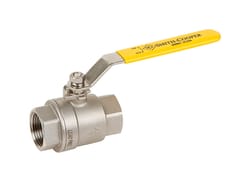 Smith Cooper 1/4 in. 304 Stainless Steel FIP Ball Valve Full Port Lever