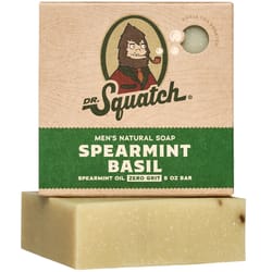 Dr. Squatch Spearmint Basil Scent Bar Soap 5 oz 1 pk