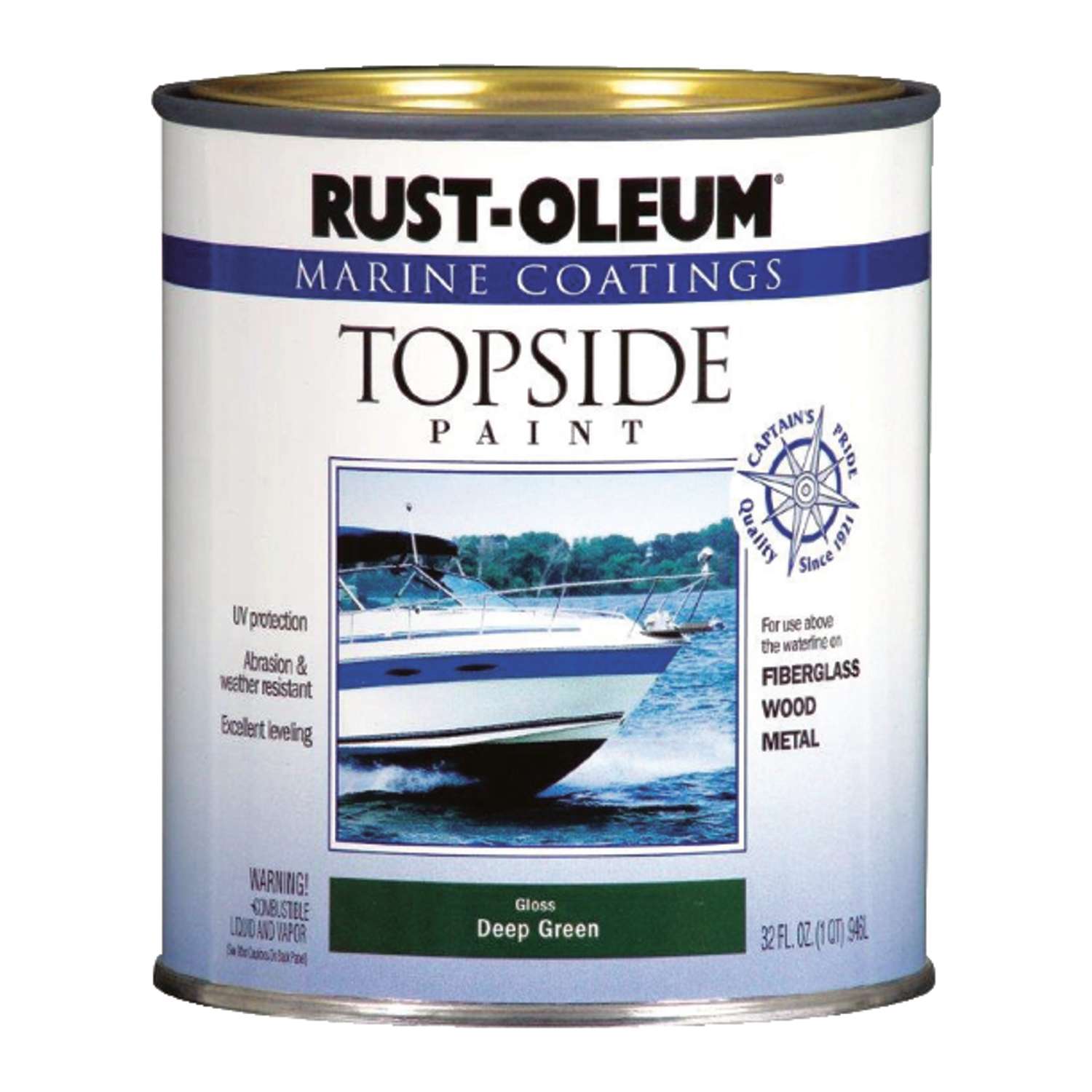 RustOleum Marine Coatings Outdoor Gloss Deep Green Marine Topside