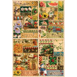 Cobble Hill The Four Seasons Jigsaw Puzzle Cardboard 2000 pc