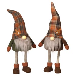 Gerson 23 in. Harvest Bobble Gnome Fall Decor