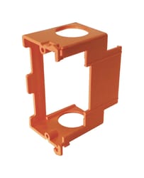 Cantex Rectangle PVC 1 gang Junction Box Orange