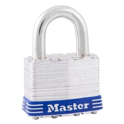 Master Lock 1-5/16 in. H X 1 in. W X 1-3/4 in. L Laminated Steel Ball Bearing Locking Exterior Padlo