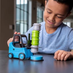 Fat Brain Toy Forklift Frenzy Stacking Game Assorted 56 pc