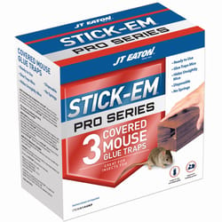 JT Eaton Stick-Em Small Covered Animal Trap For Mice 3 pk