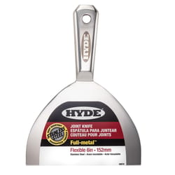Hyde Full-Metal 6 in. W X 8.10 in. L Stainless Steel Flexible Joint Knife