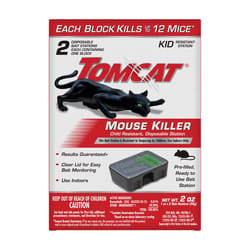 Tomcat Bait Station Blocks For Mice 2 pk