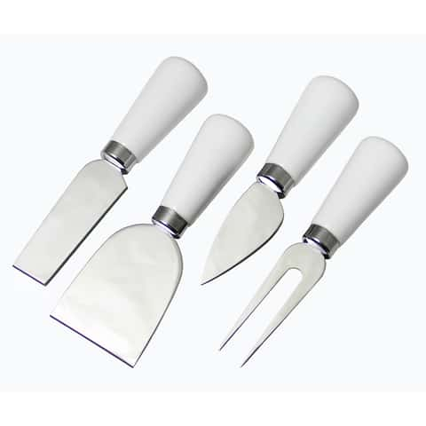 Set Of 2 Stainless Steel Open Blade Cheese Knives - Prodyne