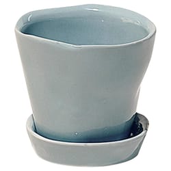 Chive Tika 3 in. D Ceramic Succulent Pot New Grey