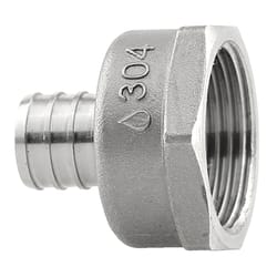 Boshart Industries 3/4 in. PEX X 1 in. D FPT Stainless Steel Adapter