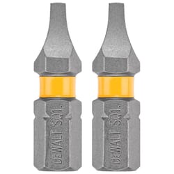 DeWalt Max Fit Square #1 X 1 in. L Screwdriver Bit Set Steel 2 pk