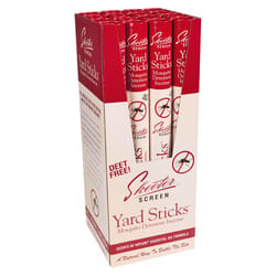 Skeeter Screen Yard Sticks Insect Repellent Incense For Mosquitoes/Other Flying Insects