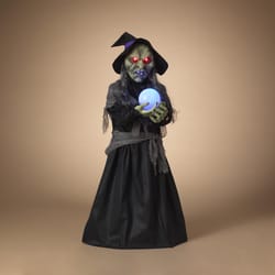 Gerson Lighted Animated Witch Halloween Decor