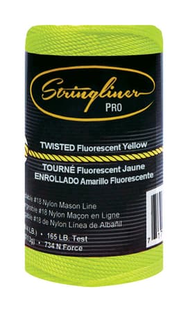 Stringliner Reel Line 270ft Yellow Twisted