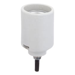 Jandorf Porcelain Medium Base Bottom Turn Knob Socket 1 pk