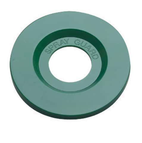 Concrete Lawn Sprinkler Head Guard - 3 Inch Inside Hole. Color: Light Green