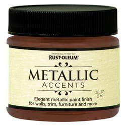 Rust-Oleum Metallic Accents Metallic Copper Penny Water-Based Paint Exterior and Interior 2 oz