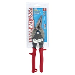 Channellock 10 in. Steel Left Cut Aviation Snips 18 Ga. 1 pk