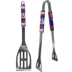 Siskiyou Sports NFL Stainless Steel Multicolored Grill Tool Set 2 pc