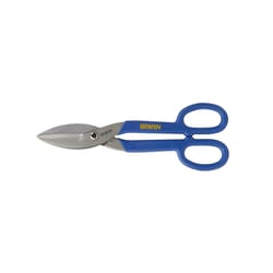 Irwin 12-3/4 in. Steel Straight Tinner Snips 20 Ga. 1 pk