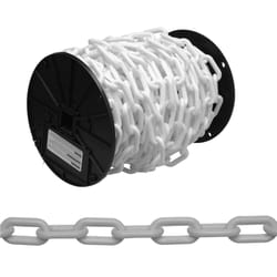 Campbell #8 Straight Link Plastic Chain 0.3 in. D X 60 ft. L