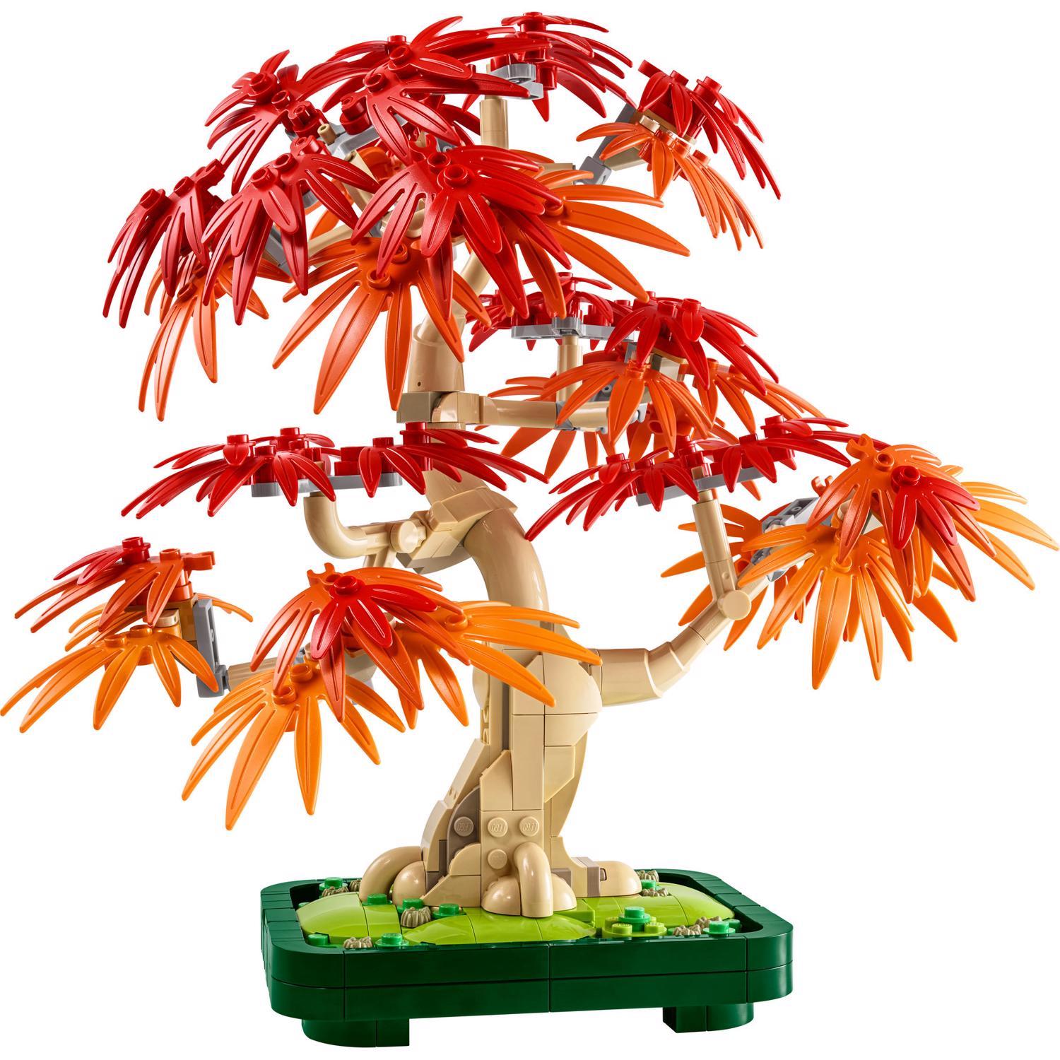 LEGO Botanicals Japanese Red Maple Bonsai Tree Building Set Multicolored 474 pc