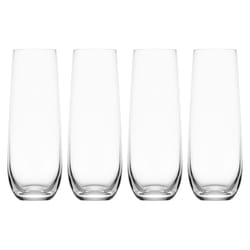 Lifetime Brands Mikasa 9.5 oz Clear Glass Lana Flute Glass