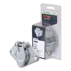 CURT 4 Round Connector Socket 2.38 in.